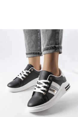 Czarne sneakersy na platformie Sacaton - Solea Solea
