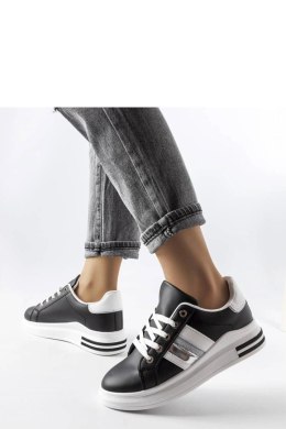Czarne sneakersy na platformie Sacaton - Solea Solea