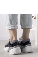 Czarne sneakersy na wysokiej podeszwie Rude - Solea Solea
