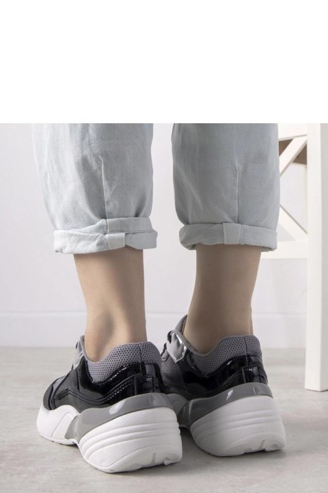 Czarne sneakersy na wysokiej podeszwie Rude - Solea Solea Czarne sneakersy na wysokiej podeszwie Rude - Solea Solea