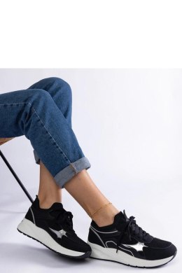 Czarne sneakersy sportowe damskie Elsira - Solea Solea