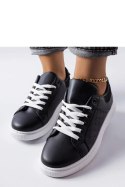 Czarne sneakersy z tłoczeniem Dreux - Solea Solea