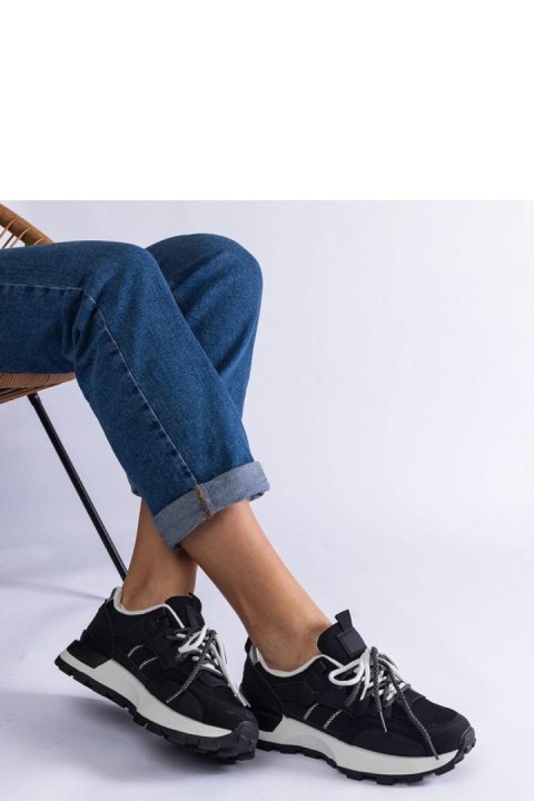 Czarne sportowe damskie sneakersy Adalia - Solea Solea Czarne sportowe damskie sneakersy Adalia - Solea Solea