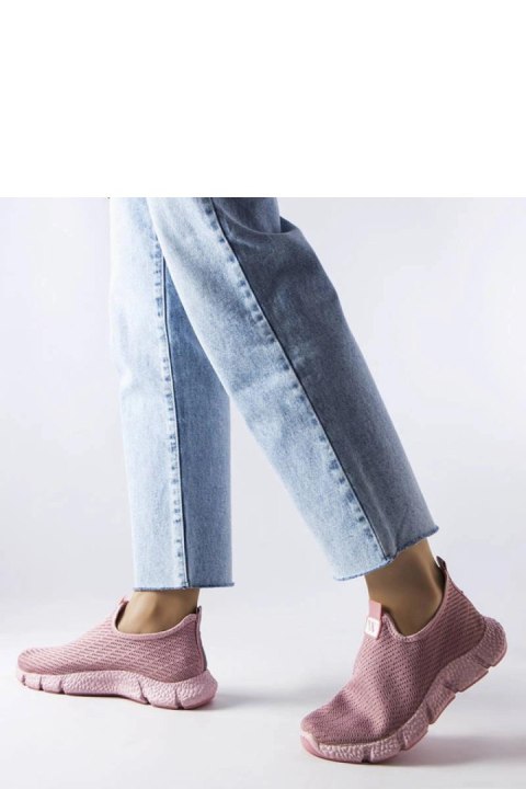 Różowe wsuwane sneakersy Yellville - Solea Solea Różowe wsuwane sneakersy Yellville - Solea Solea