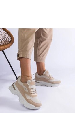 Beżowe sneakersy na grubszej podeszwie Guerrera - Solea Solea