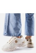 Beżowe sneakersy na masywnej podeszwie Arpaia - Solea Solea Beżowe sneakersy na masywnej podeszwie Arpaia - Solea Solea