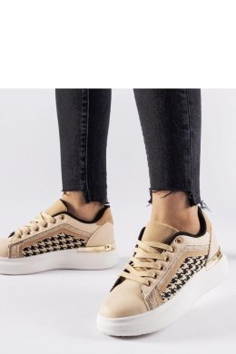Beżowe sneakersy z brokatem Briercliff - Solea Solea