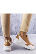 Beżowe sneakersy z eko-zamszu Dupuis - Solea Solea Beżowe sneakersy z eko-zamszu Dupuis - Solea Solea