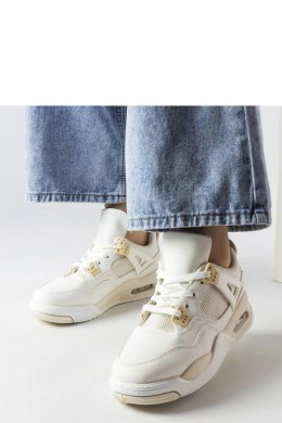 Beżowe sneakersy z łączonych materiałów Malas - Solea Solea