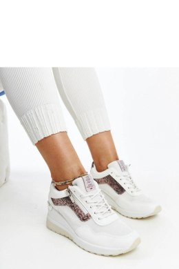 Białe sneakersy damskie na koturnie CROSS JEANS - Solea Solea