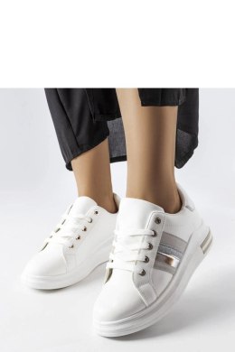 Białe sneakersy na platformie Sacaton - Solea Solea