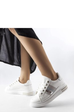 Białe sneakersy na platformie Sacaton - Solea Solea
