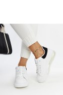 Białe sneakersy na wysokiej podeszwie Zrina - Solea Solea Białe sneakersy na wysokiej podeszwie Zrina - Solea Solea