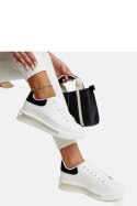 Białe sneakersy na wysokiej podeszwie Zrina - Solea Solea Białe sneakersy na wysokiej podeszwie Zrina - Solea Solea