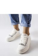 Białe sneakersy z eko skóry Nelma - Solea Solea Białe sneakersy z eko skóry Nelma - Solea Solea