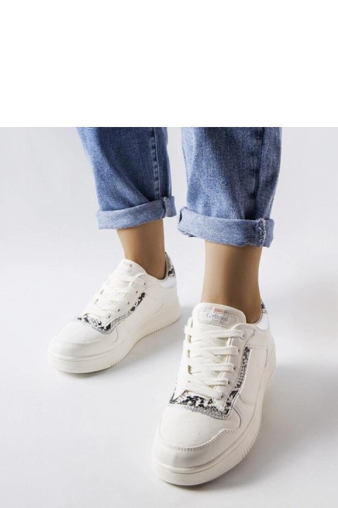Białe sneakersy z eko skóry Nelma - Solea Solea Białe sneakersy z eko skóry Nelma - Solea Solea