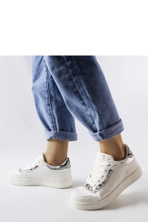 Białe sneakersy z eko skóry Nelma - Solea Solea Białe sneakersy z eko skóry Nelma - Solea Solea