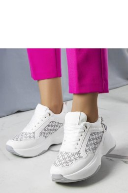 Białe sneakersy z monogramem Margie - Solea Solea
