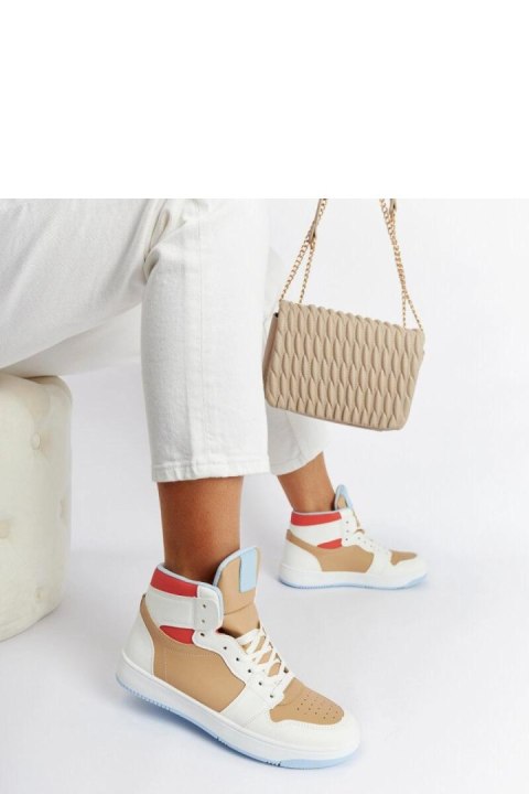 Biało-beżowe sneakersy za kostkę Eagan - Solea Solea Biało-beżowe sneakersy za kostkę Eagan - Solea Solea