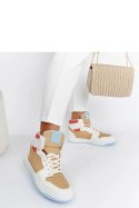 Biało-beżowe sneakersy za kostkę Eagan - Solea Solea Biało-beżowe sneakersy za kostkę Eagan - Solea Solea