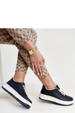 Czarne sneakersy na platformie Cvita - Solea Solea