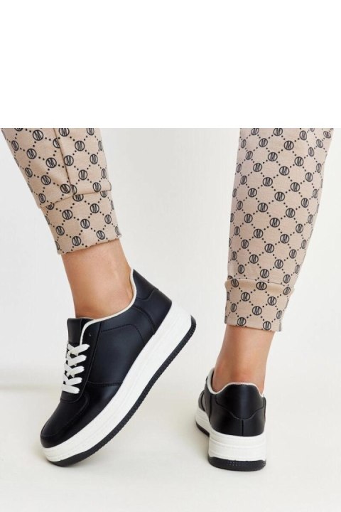 Czarne sneakersy na platformie Cvita - Solea Solea Czarne sneakersy na platformie Cvita - Solea Solea