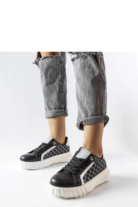 Czarne sneakersy na platformie Giuseppe - Solea Solea