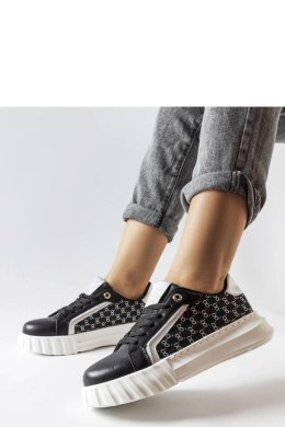 Czarne sneakersy na platformie Giuseppe - Solea Solea