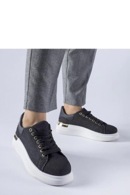 Czarne sneakersy na platformie Scuderlando - Solea Solea