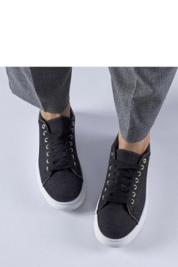 Czarne sneakersy na platformie Scuderlando - Solea Solea