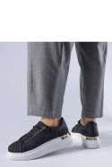 Czarne sneakersy na platformie Scuderlando - Solea Solea