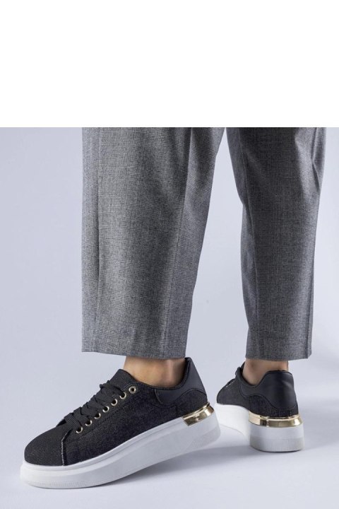 Czarne sneakersy na platformie Scuderlando - Solea Solea Czarne sneakersy na platformie Scuderlando - Solea Solea
