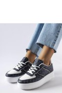 Czarne sneakersy zdobione monogramem Sands - Solea Solea Czarne sneakersy zdobione monogramem Sands - Solea Solea