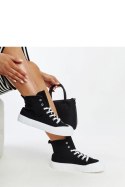 Czarne wysokie trampki Vinka - Solea Solea Czarne wysokie trampki Vinka - Solea Solea