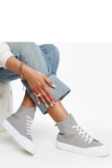 Szare wysokie trampki Vinka - Solea Solea Szare wysokie trampki Vinka - Solea Solea