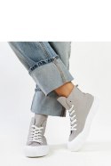 Szare wysokie trampki Vinka - Solea Solea Szare wysokie trampki Vinka - Solea Solea