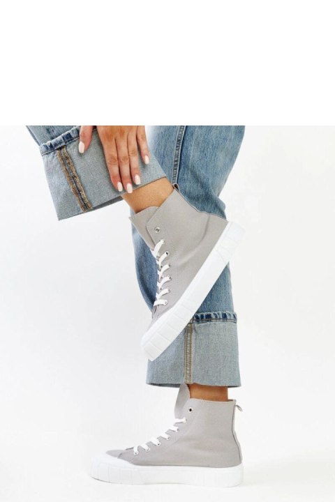 Szare wysokie trampki Vinka - Solea Solea Szare wysokie trampki Vinka - Solea Solea