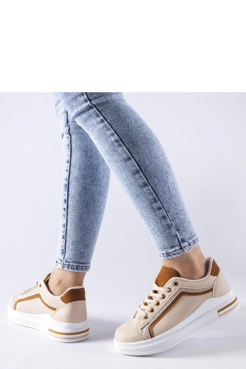 Beżowe sneakersy na platformie Mayfield - Solea Solea Beżowe sneakersy na platformie Mayfield - Solea Solea