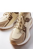 Beżowe sportowe sneakersy materiałowe Begins - Solea Solea