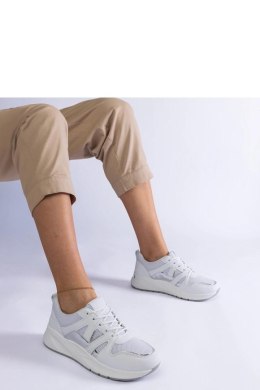 Białe sneakersy na grubej podeszwie Sierra - Solea Solea