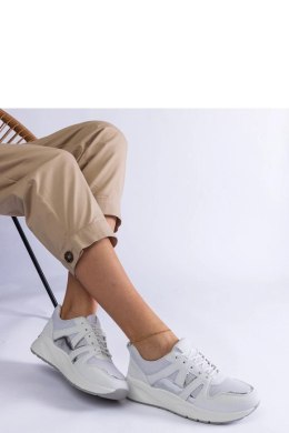 Białe sneakersy na grubej podeszwie Sierra - Solea Solea