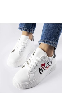 Białe sneakersy na platformie Montclair - Solea Solea