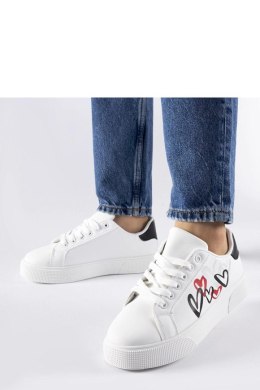 Białe sneakersy na platformie Montclair - Solea Solea