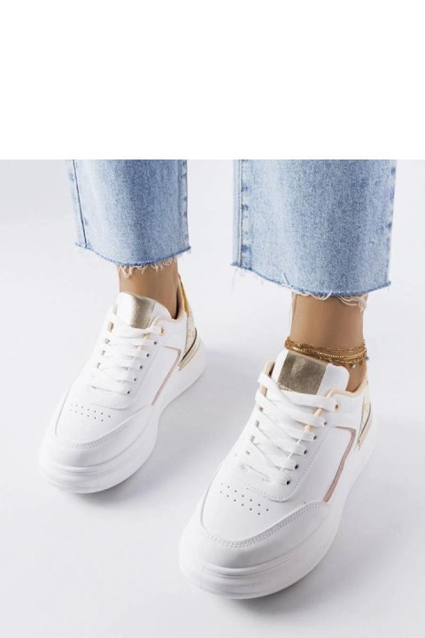 Białe sneakersy z beżowymi wstawkami Margarita - Solea Solea Białe sneakersy z beżowymi wstawkami Margarita - Solea Solea