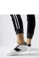 Białe sneakersy z czarnymi wstawkami Rizzo - Solea Solea Białe sneakersy z czarnymi wstawkami Rizzo - Solea Solea