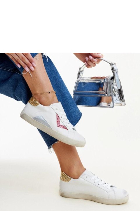 Białe sneakersy z efektem ,,znoszenia`` Gombola - Solea Solea Białe sneakersy z efektem ,,znoszenia`` Gombola - Solea Solea