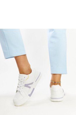Białe sneakersy z kolorem Zorica - Solea Solea