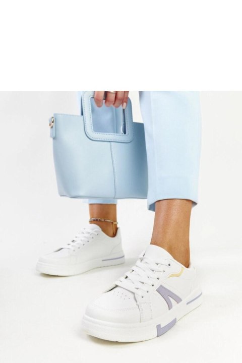 Białe sneakersy z kolorem Zorica - Solea Solea Białe sneakersy z kolorem Zorica - Solea Solea