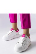 Białe sneakersy z kolorową perforacją Chalut - Solea Solea Białe sneakersy z kolorową perforacją Chalut - Solea Solea
