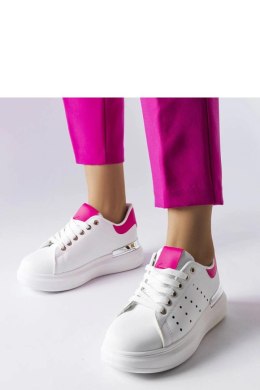 Białe sneakersy z kolorową perforacją Chalut - Solea Solea